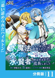水魔法なんて使えないと追放されたけど、水が万能だと気がつき水の賢者と呼ばれるまでに成長しました～今更水不足と泣きついても簡単には譲れません～【分冊版】１１